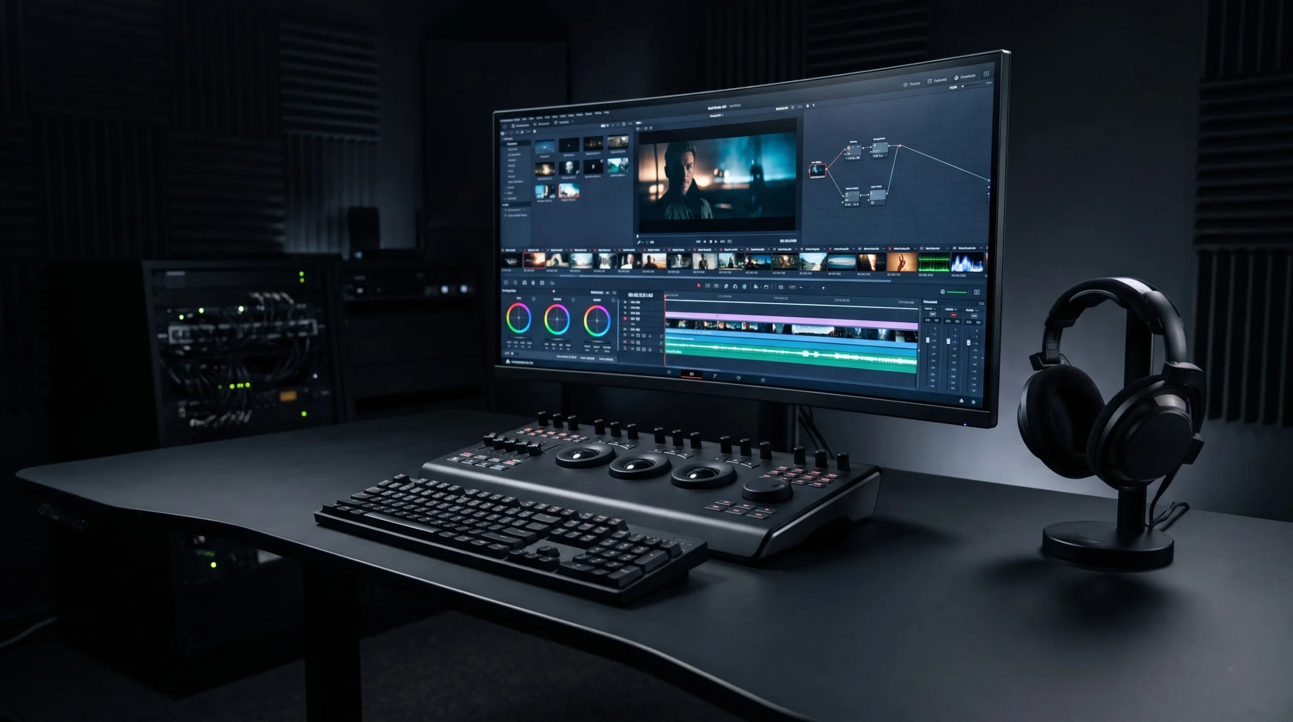 video editing workstation in studio 202608252011